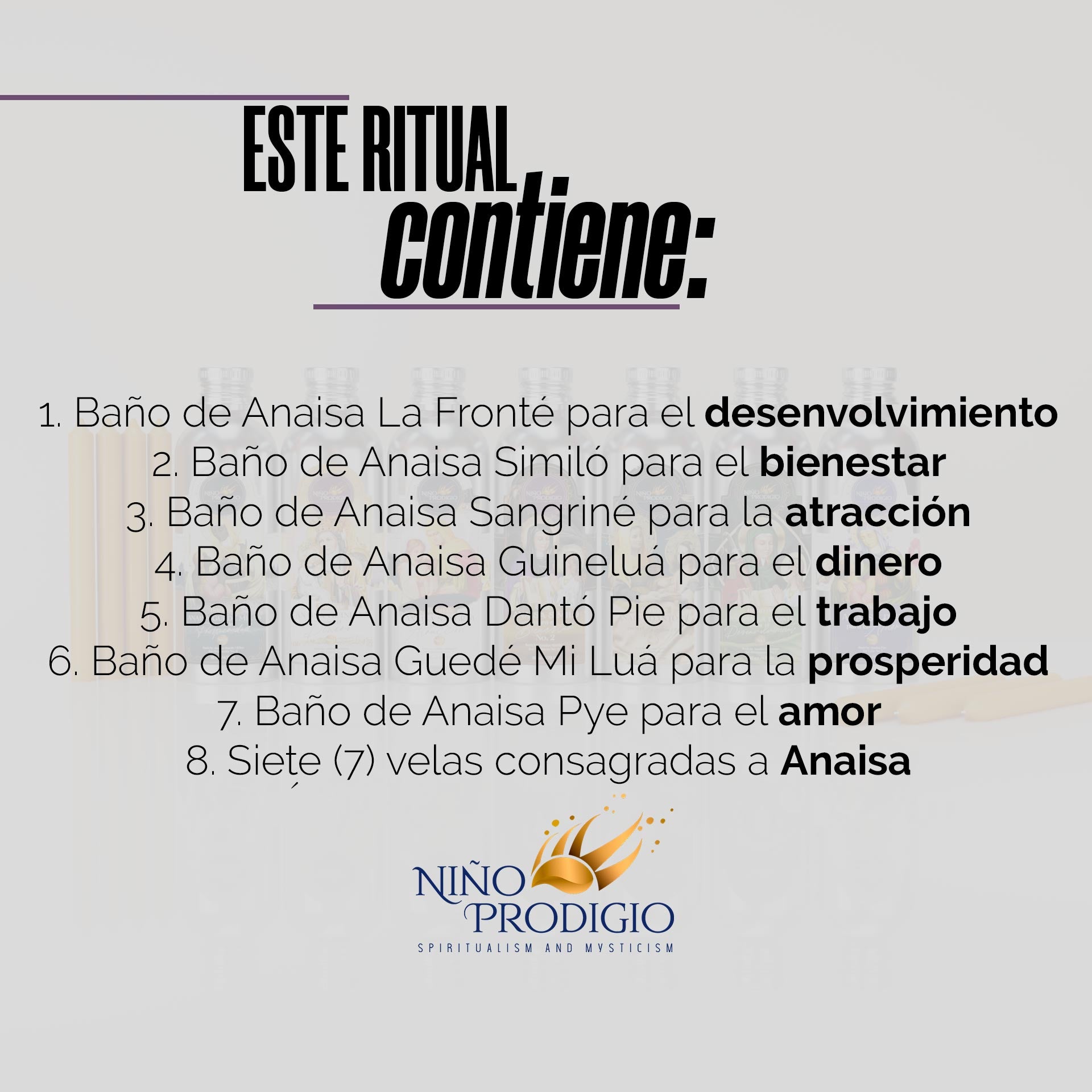 Ritual de las 7 vueltas de Anaisa